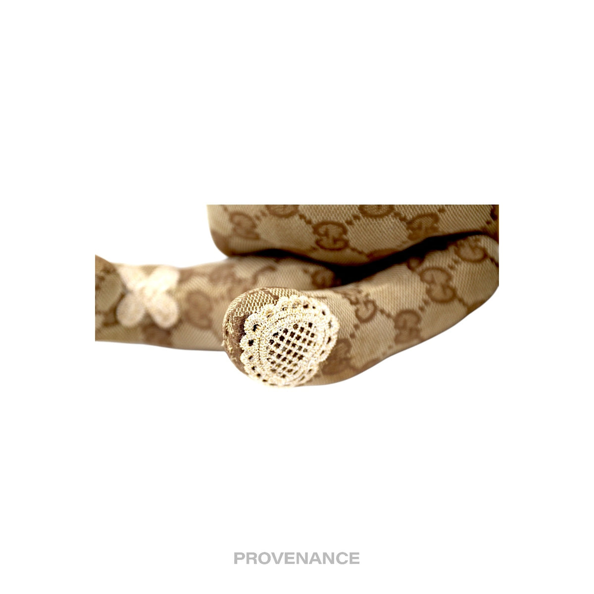 🔴 Gucci Teddy Bear - GG Canvas Tan Patchwork