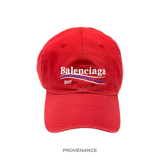 🔴 Balenciaga Political Campaign Cap Hat - Red
