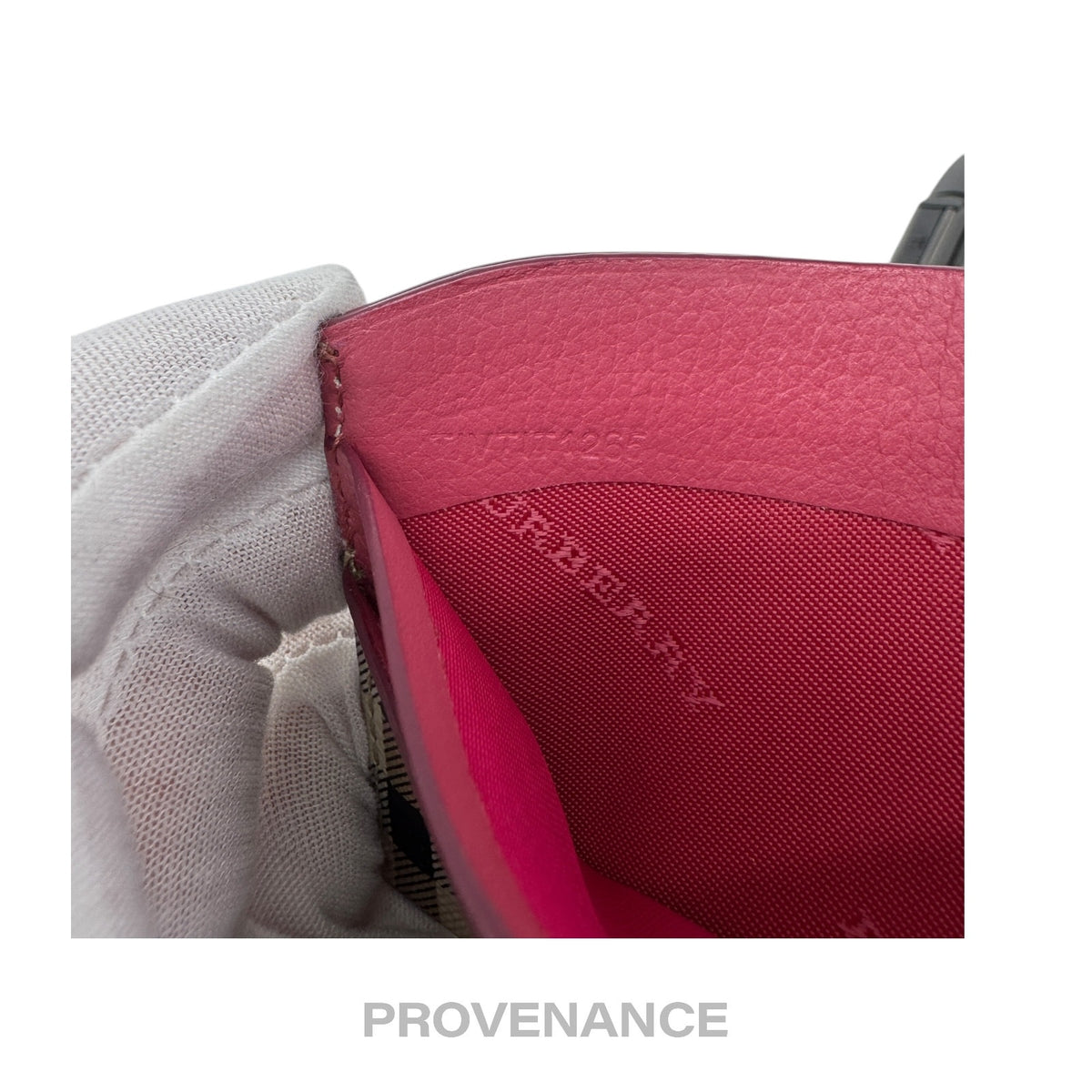 🔴 Burberry Card Holder Wallet - Haymarket Check Pink