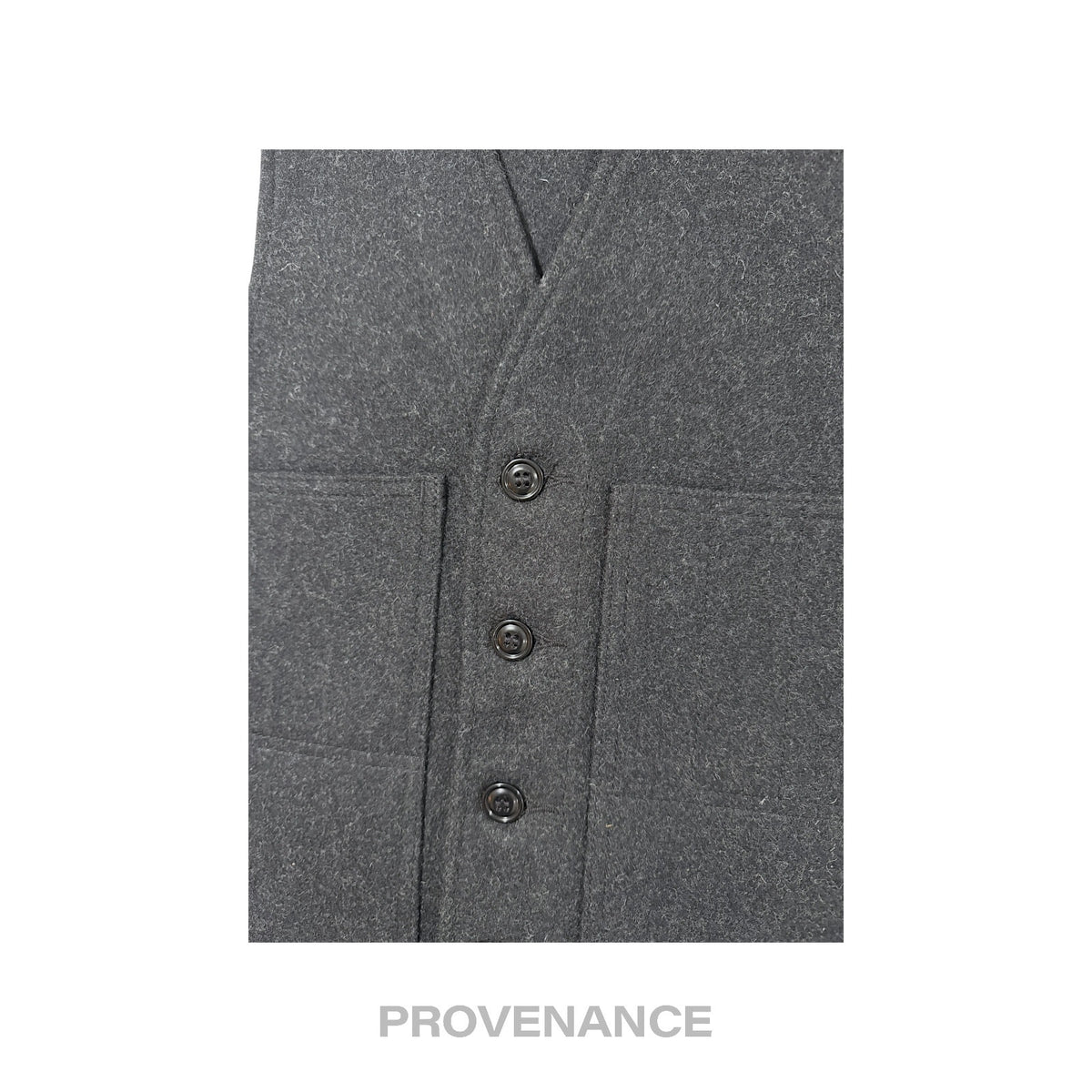 🔴  Filson Mackinaw Wool Vest - Charcoal 36