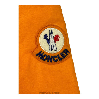 🔴 Moncler Light Ski Jacket Coat - Orange/Red