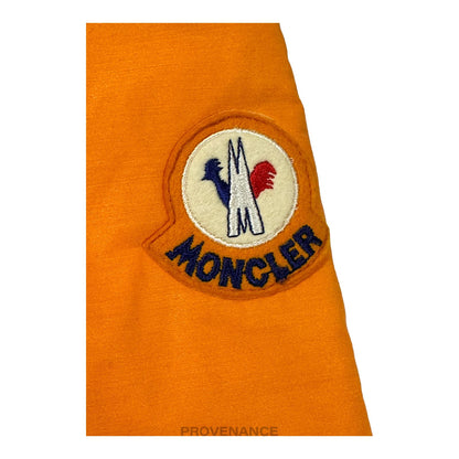 🔴 Moncler Light Ski Jacket Coat - Orange/Red