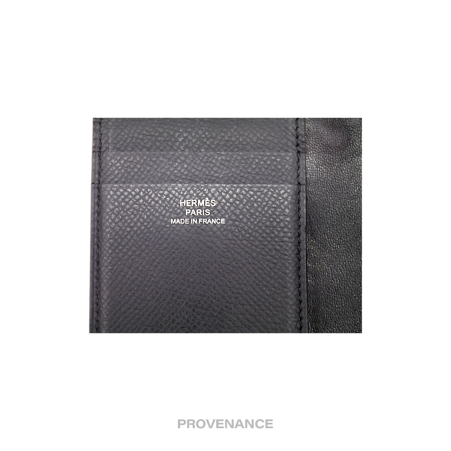 🔴 Hermes MC2 Euclide Pocket Organizer Wallet - Epsom Noir