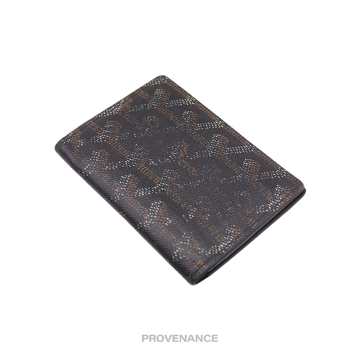 🔴 Goyard Saint-Marc Card Holder Wallet - Black Goyardine