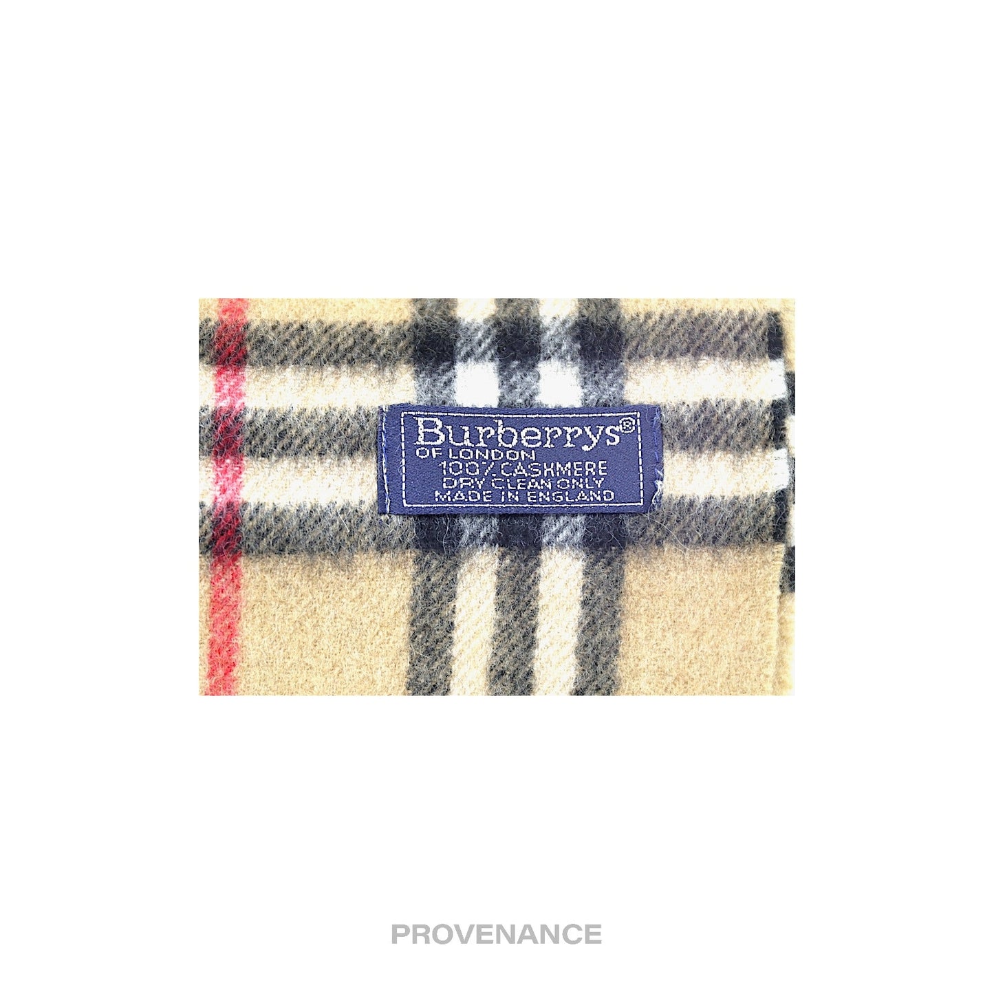 🔴 Burberry Scarf - "Burberrys" Nova Check Cashmere