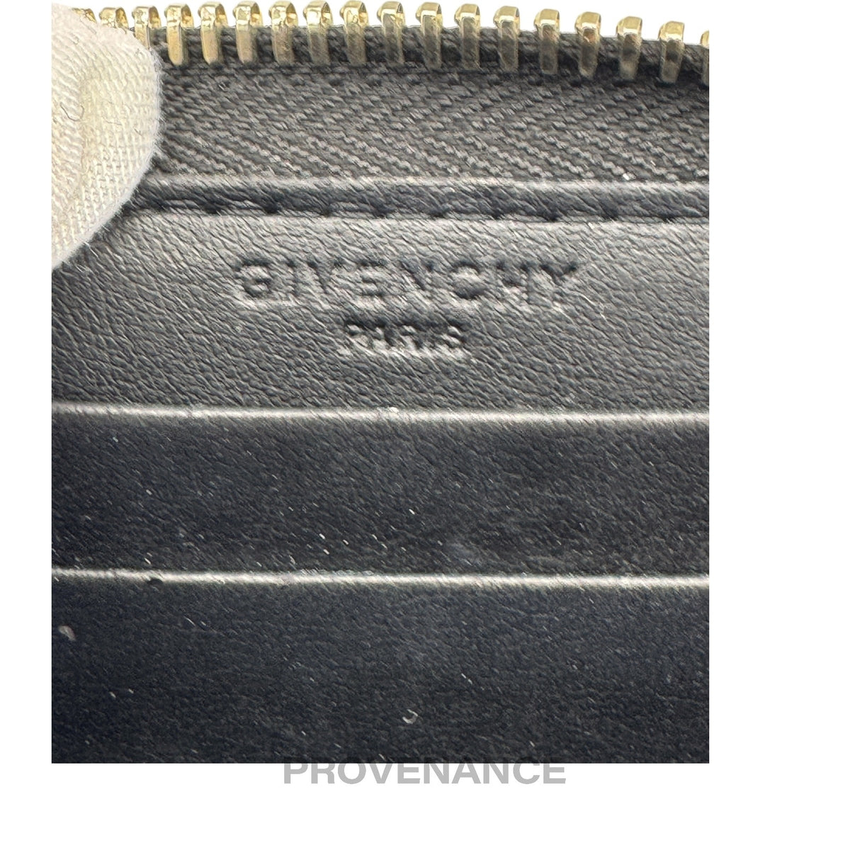 🔴 Givenchy Bambi Zip Card Wallet - Black
