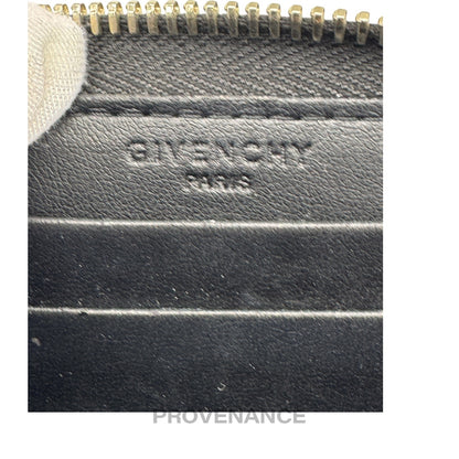 🔴 Givenchy Bambi Zip Card Wallet - Black