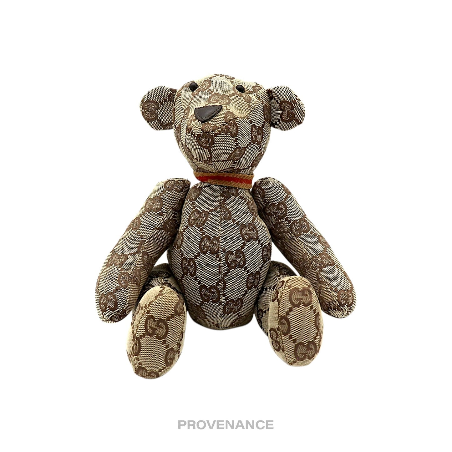 🔴 Gucci Teddy Bear - GG Canvas Tan