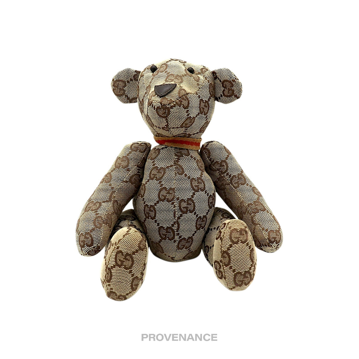 🔴 Gucci Teddy Bear - GG Canvas Tan