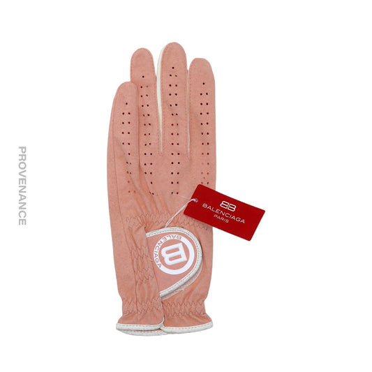 🔴 Balenciaga Golf Glove - Pink Suede Leather