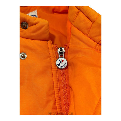 🔴 Moncler Light Ski Jacket Coat - Orange/Red