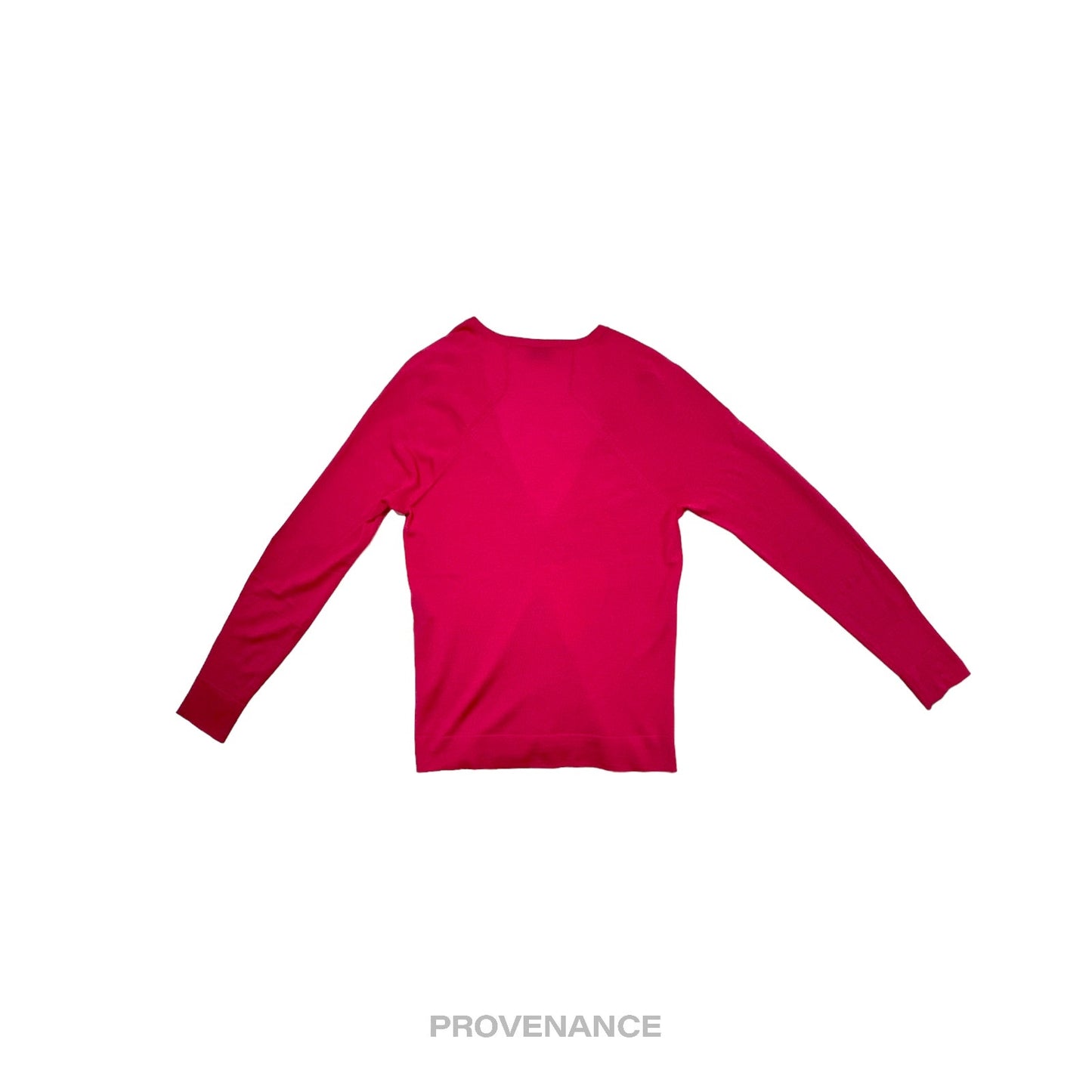 🔴 Balenciaga Knit Wool Cardigan - Magenta S