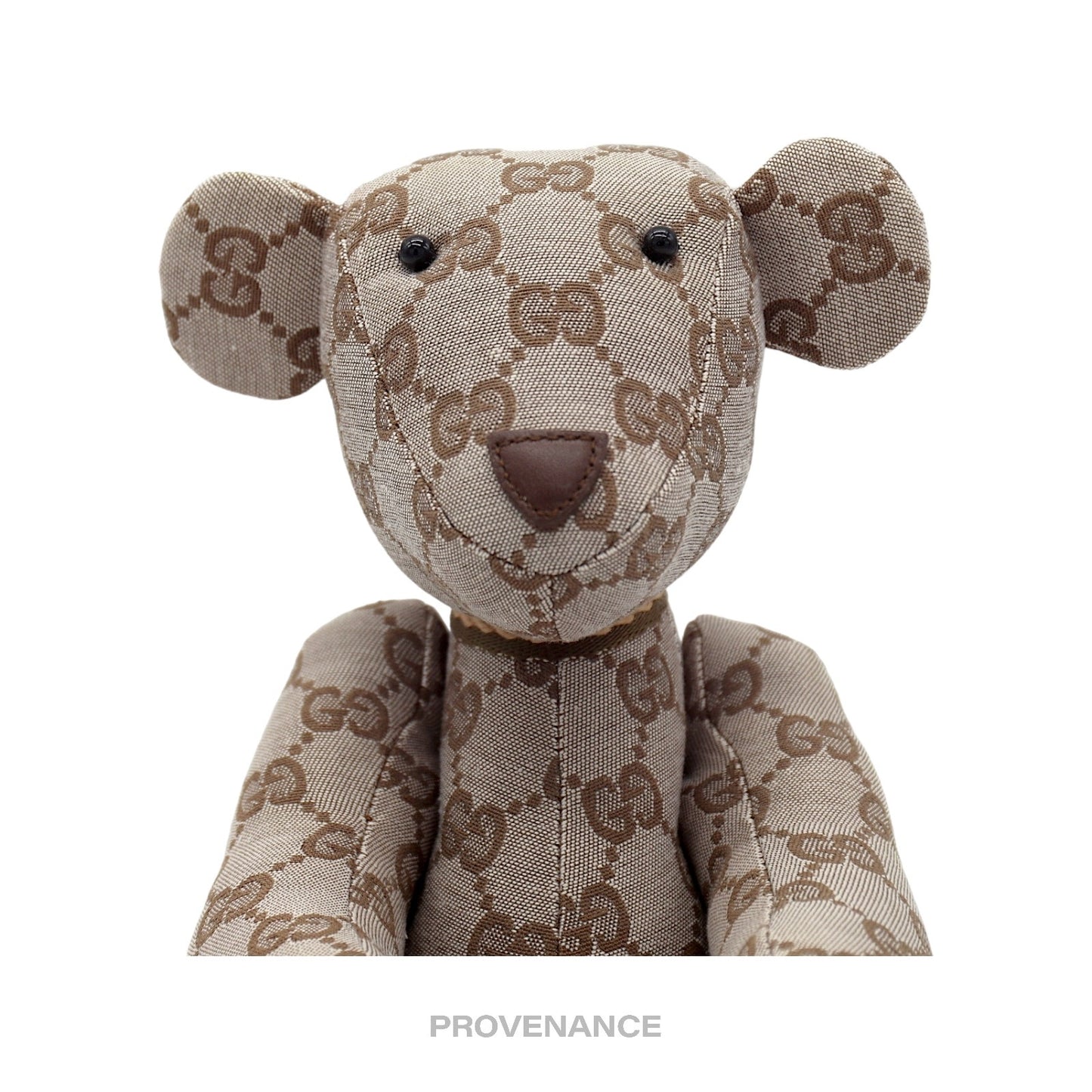 🔴 Gucci Teddy Bear - Light Brown GG Canvas