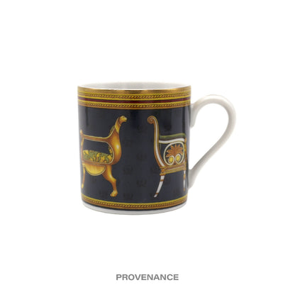 🔴 Gucci Porcellana Chairs Espresso Cup - Black/Gold