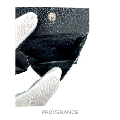 🔴 Gucci Web Bifold Wallet - GG Canvas Black Leather