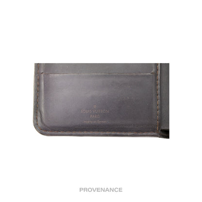 🔴 Louis Vuitton 6CC Bifold Wallet - Utah Brown Leather