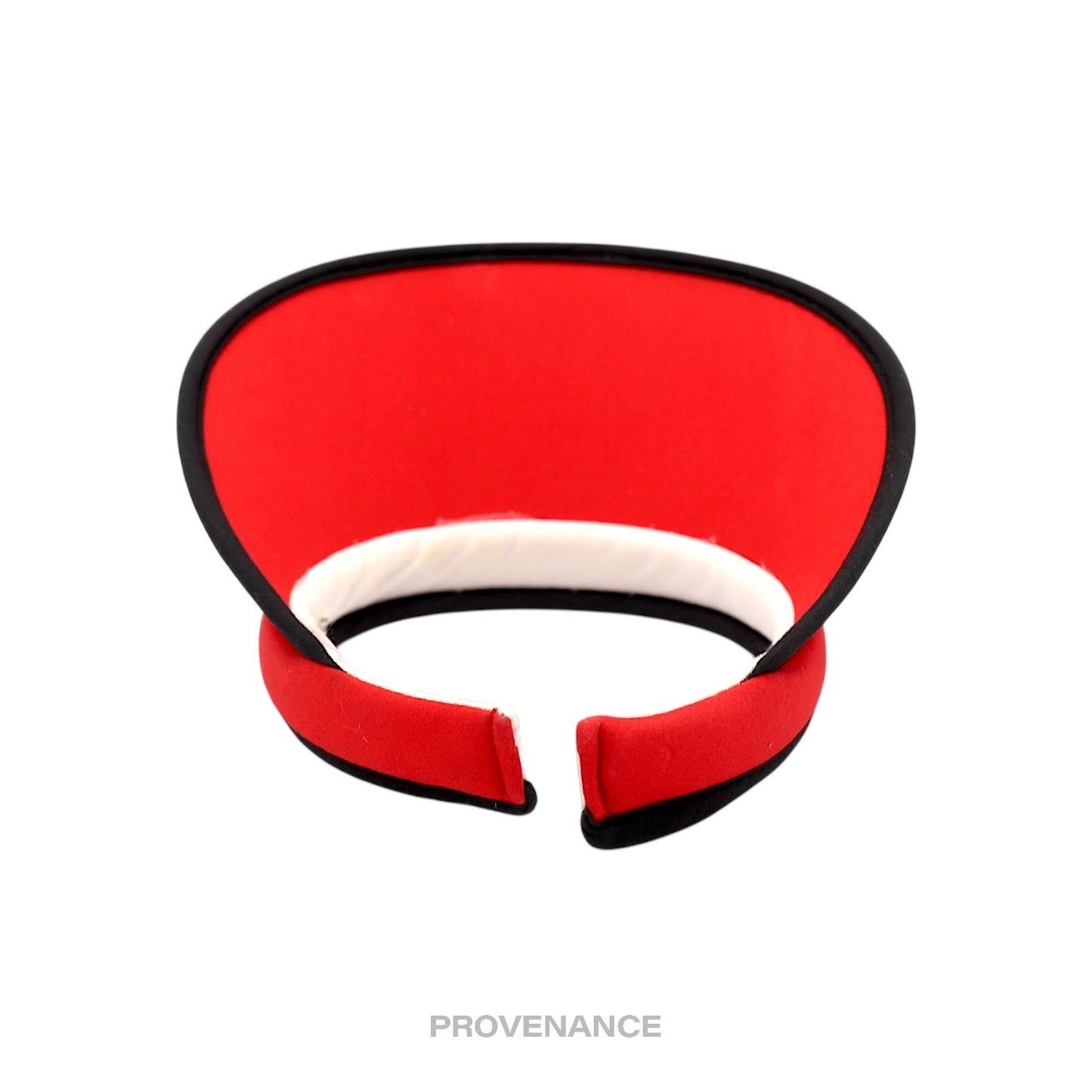 🔴 Balenciaga B Logo Visor - Red/Black