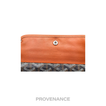 🔴 Goyard St. Louis Pouch - Black/Tan Goyardine