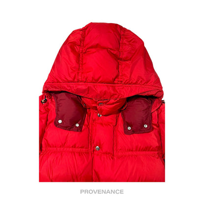 🔴 Moncler Brel Down Puffer Bomber Jacket Coat - Red 3 L