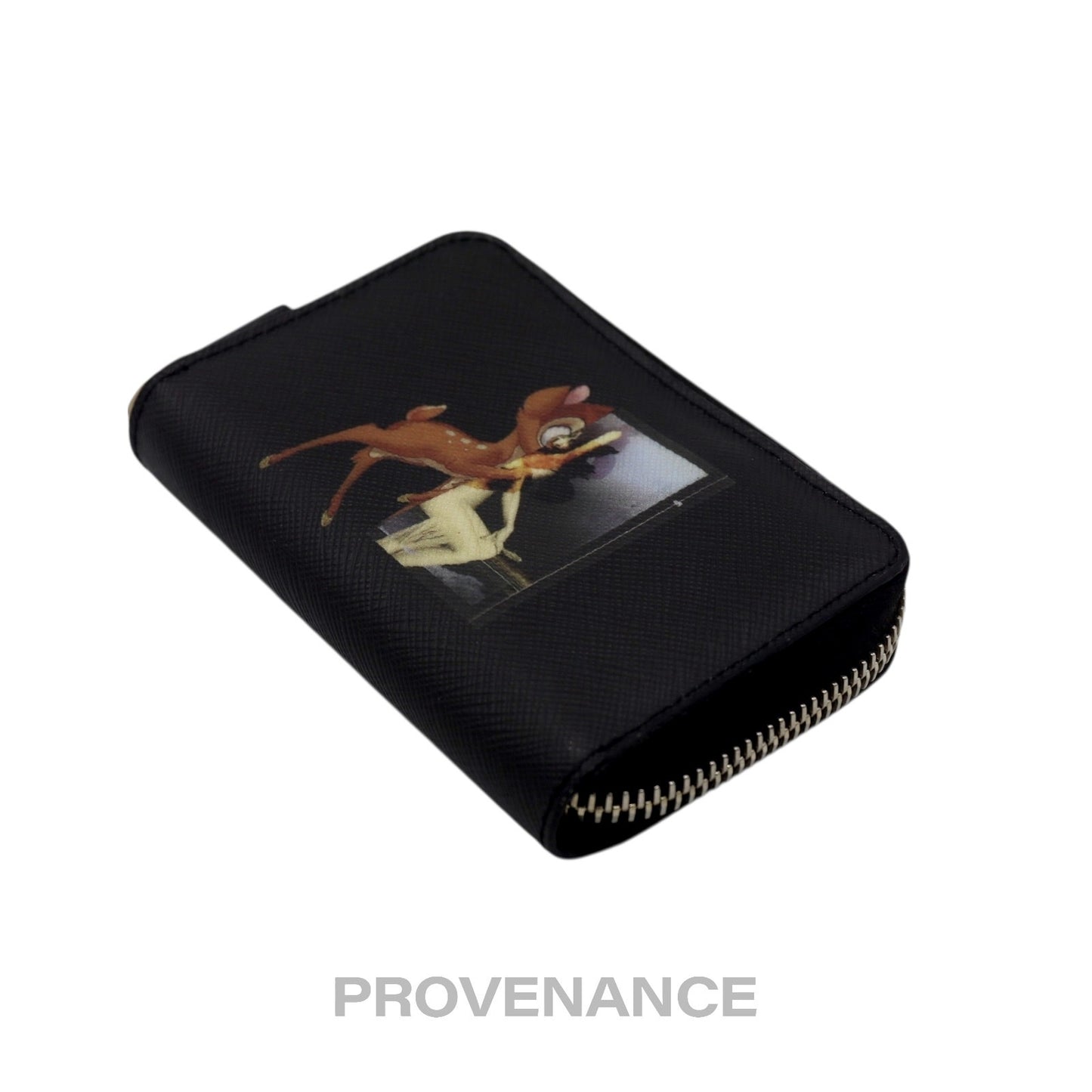🔴 Givenchy Bambi Zip Card Wallet - Black