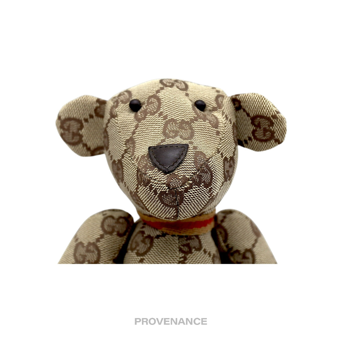 🔴 Gucci Teddy Bear - GG Canvas Tan