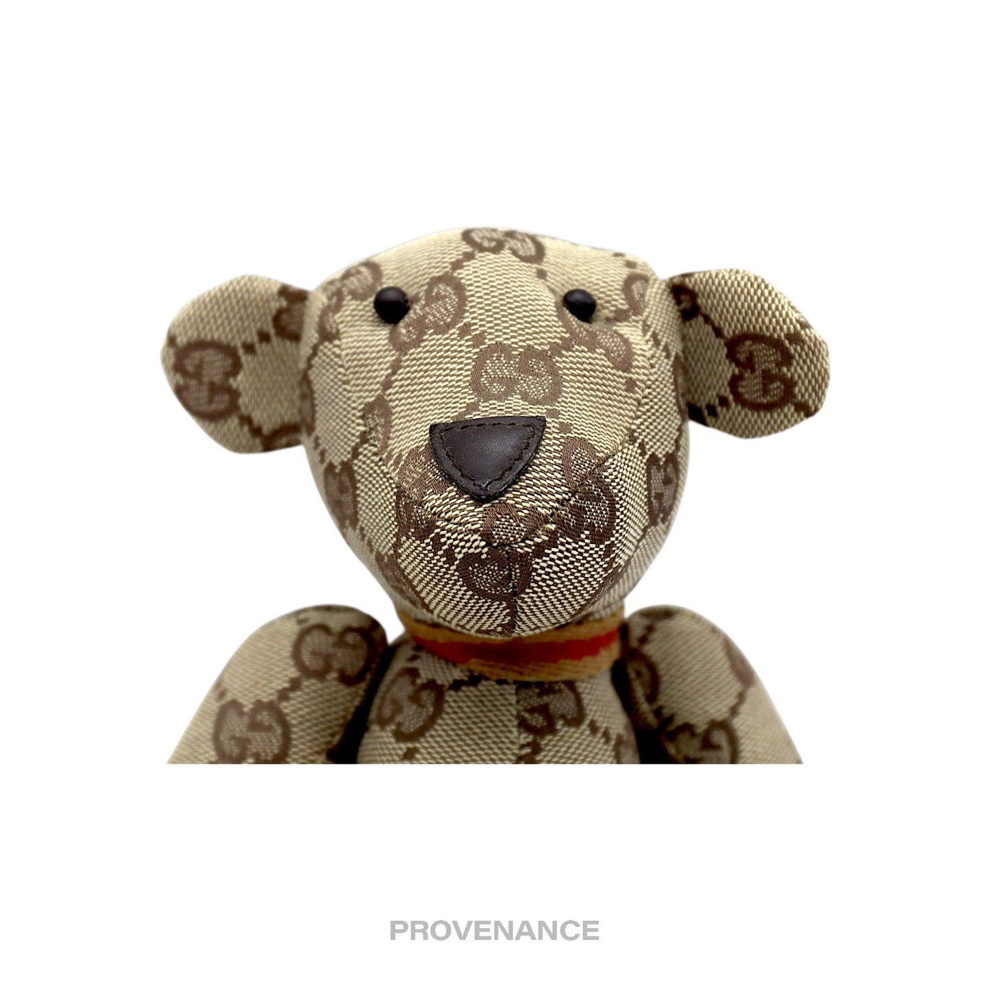 🔴 Gucci Teddy Bear - GG Canvas Tan