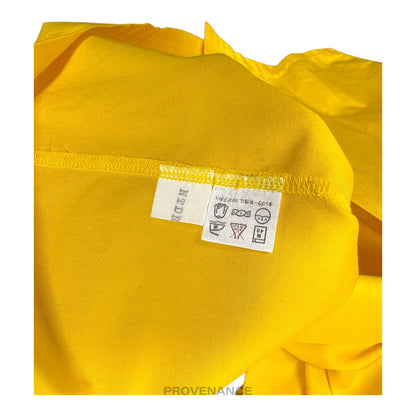 🔴 Balenciaga Sports Embroidered Bowling Shirt - Yellow M