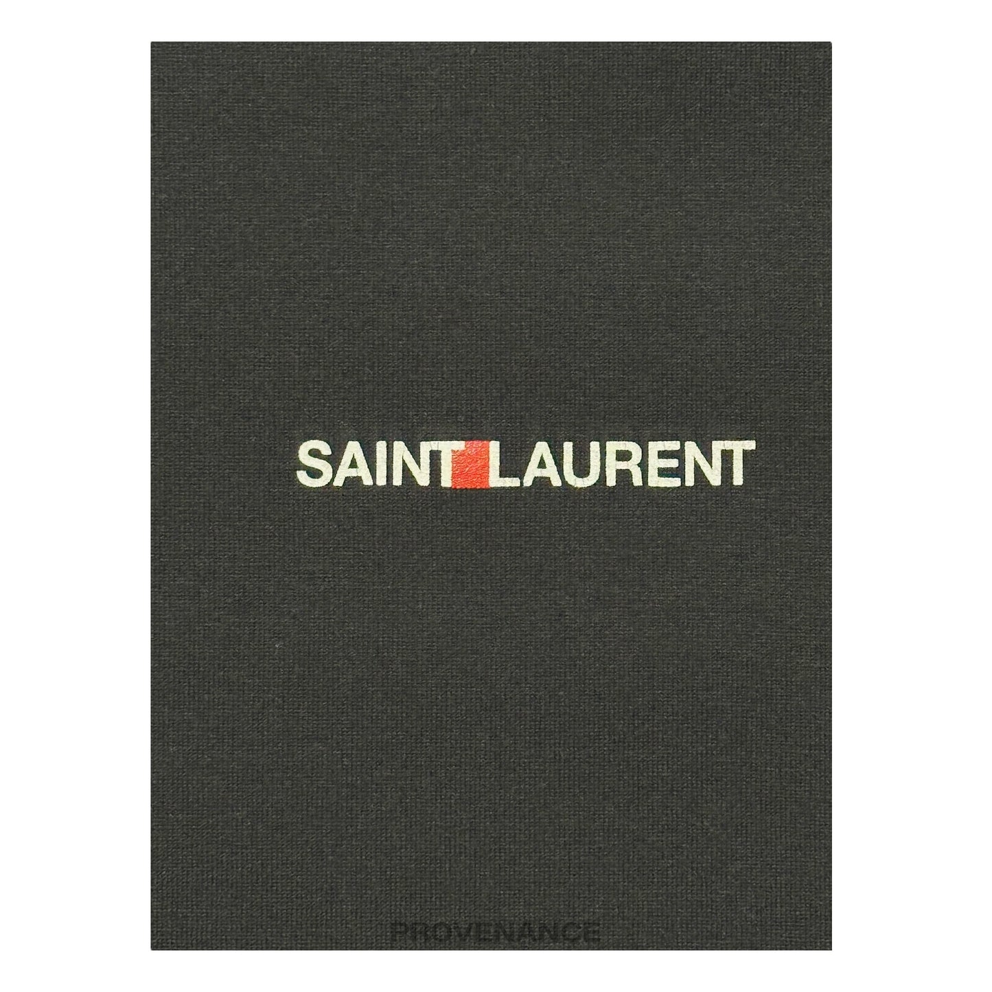 🔴 Saint Laurent Paris SLP Logo T Shirt - Black L