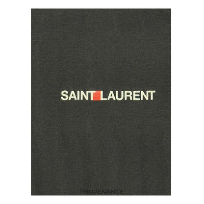 🔴 Saint Laurent Paris SLP Logo T Shirt - Black L