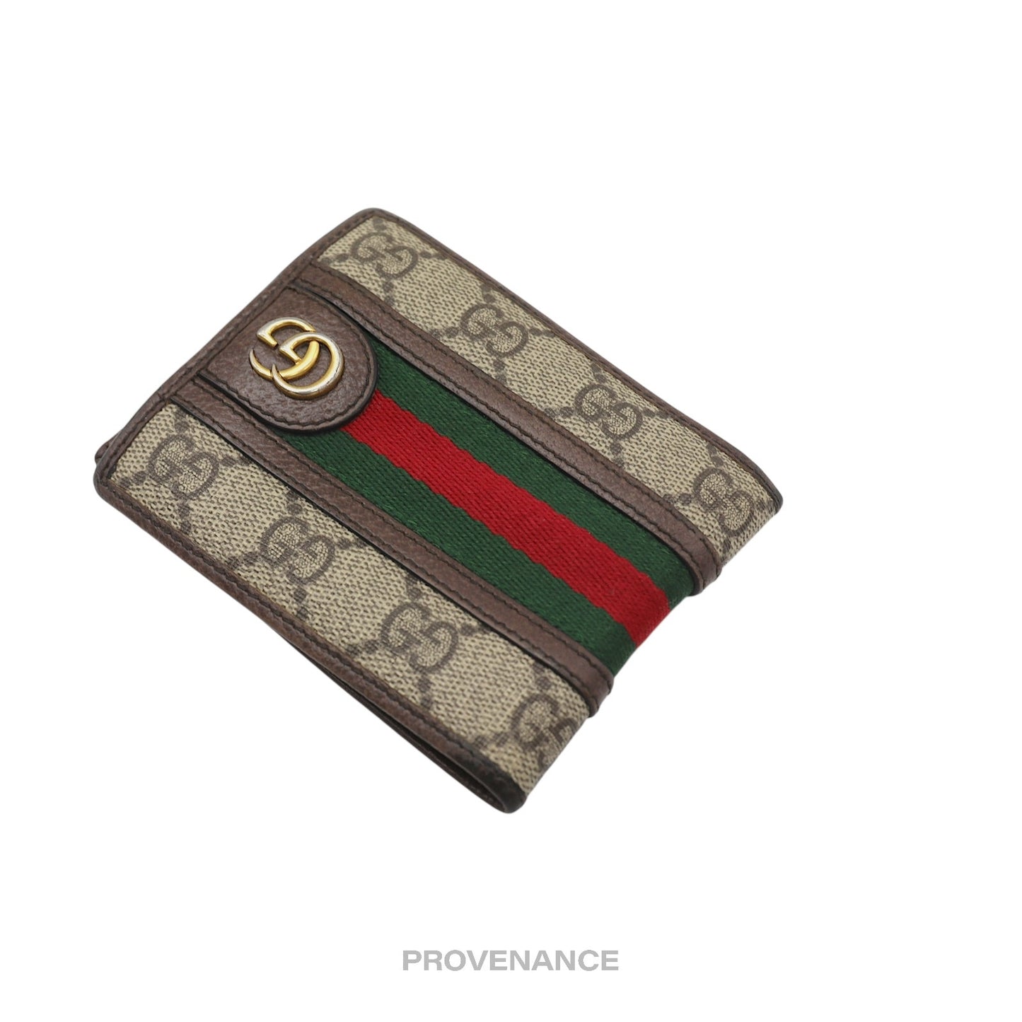 🔴 Gucci Ophidia Bifold Wallet - GG Marmont Supreme Signature Web