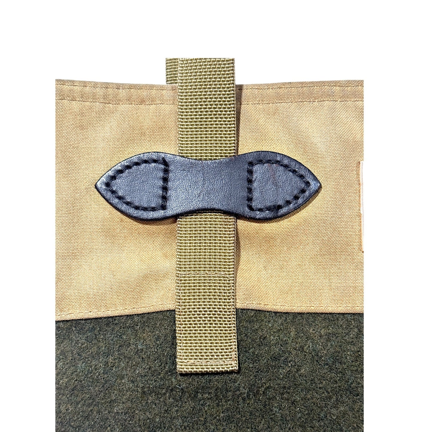 🔴 Filson Tin Cloth & Mackinaw Wool Tote Bag Tan Olive