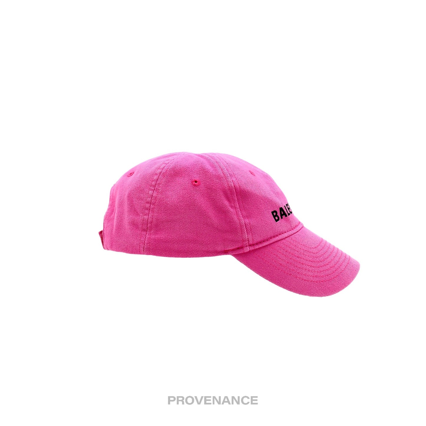 🔴 Balenciaga Embroidered Logo Cap - Washed Pink