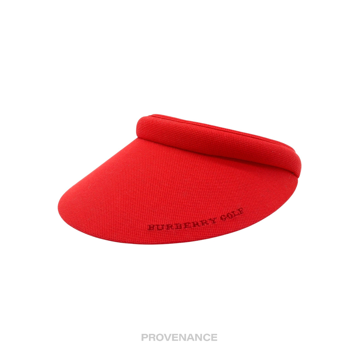 🔴 Burberry Golf Visor - Nova Check Red