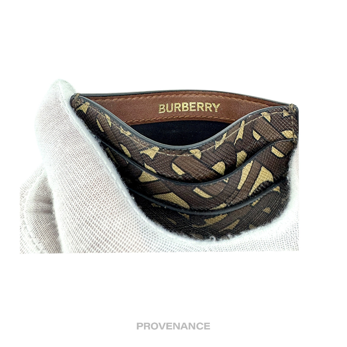 🔴 Burberry Card Holder Wallet - TB Monogram