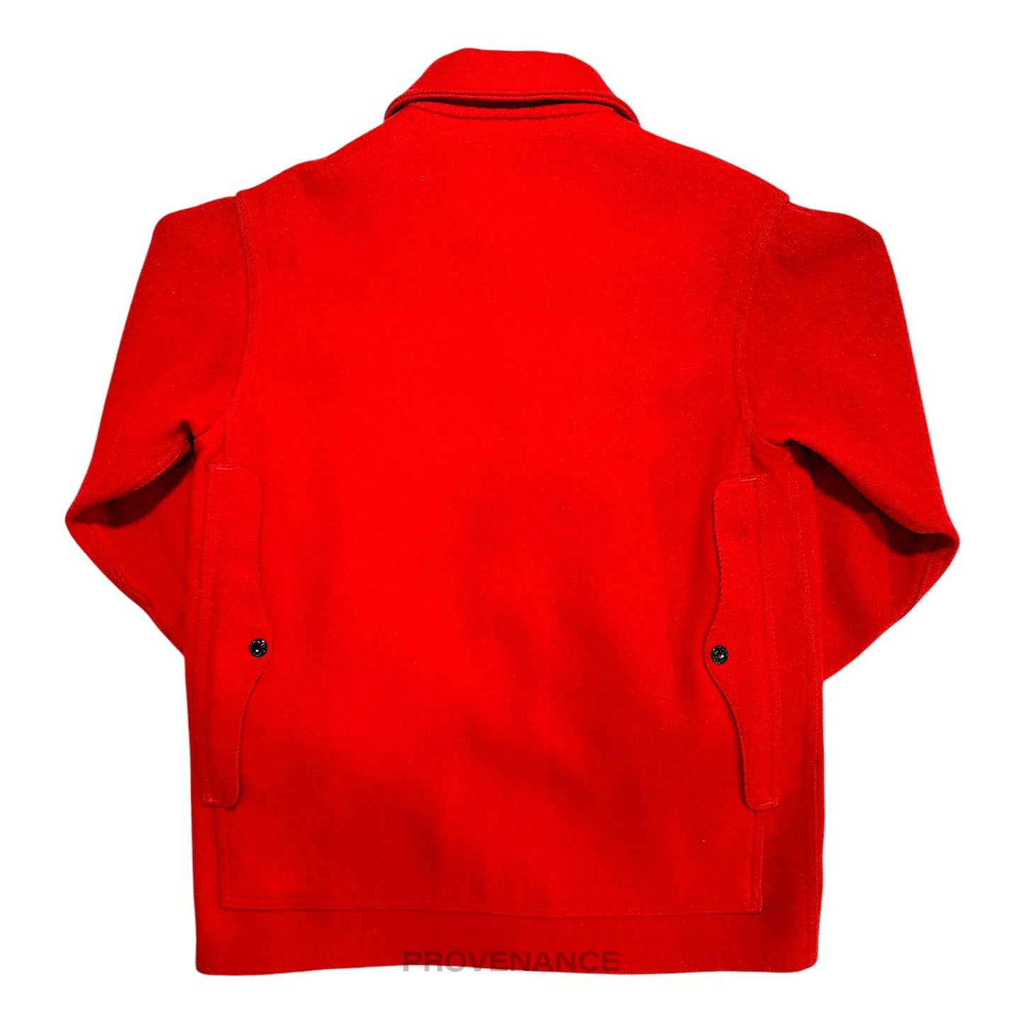 🔴  Filson Mackinaw Wool Cruiser Jacket - Scarlet Red 38 S