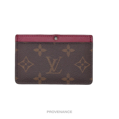 🔴 Louis Vuitton Card Holder Wallet - Monogram Fuchsia