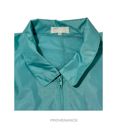 🔴 Balenciaga Sport Windbreaker Jacket - Teal