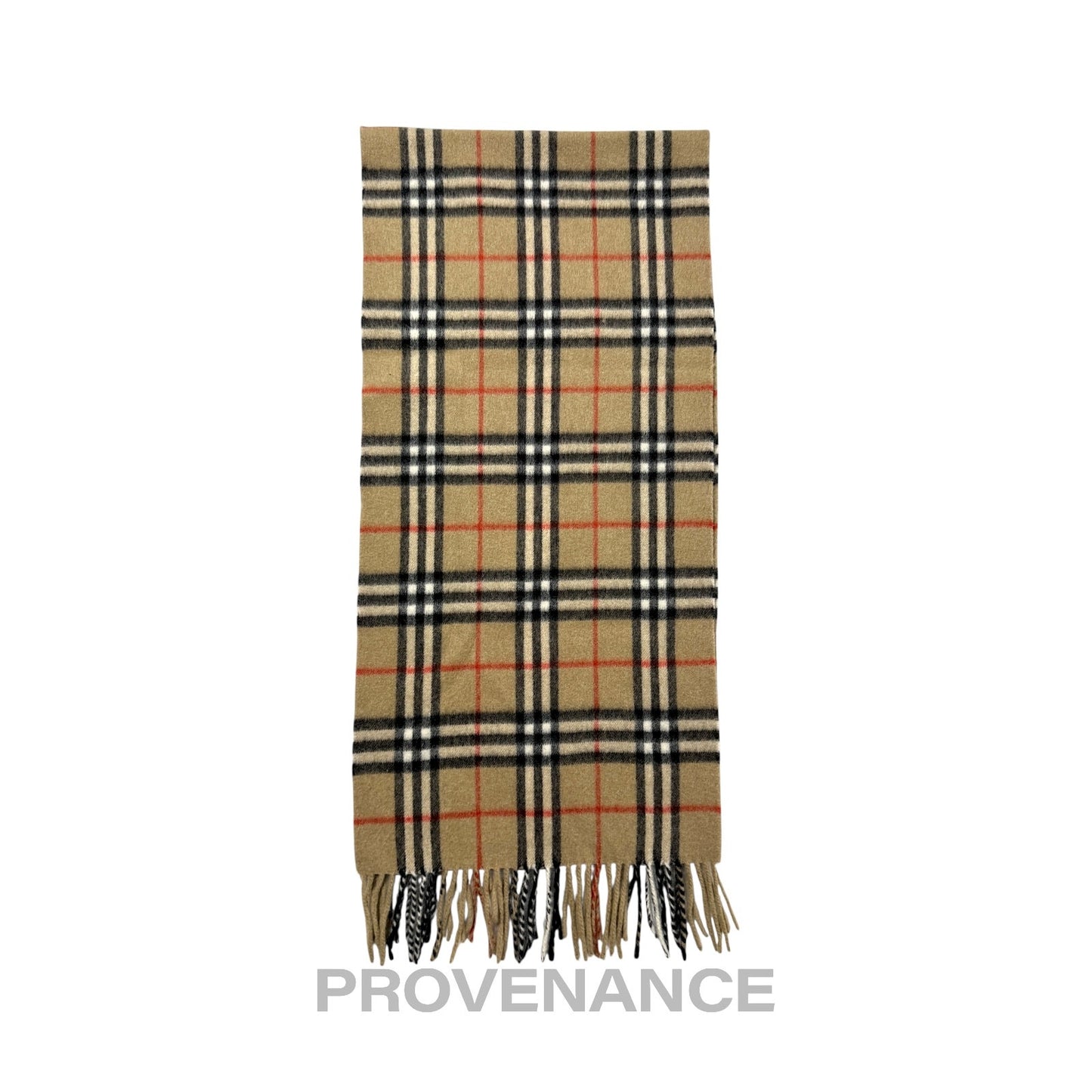 🔴 Vintage Burberrys Scarf Nova Check 100% PURE CASHMERE