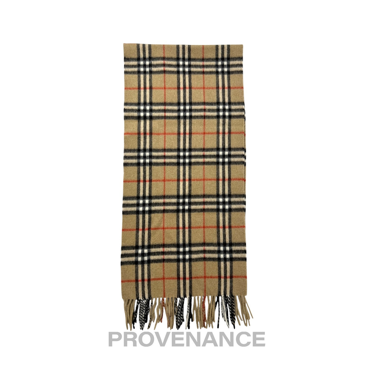 🔴 Vintage Burberrys Scarf Nova Check 100% PURE CASHMERE
