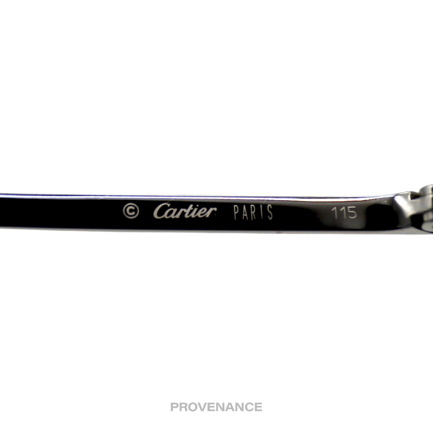 🔴 Cartier C Decor Shield Sunglasses - Platinum Blue