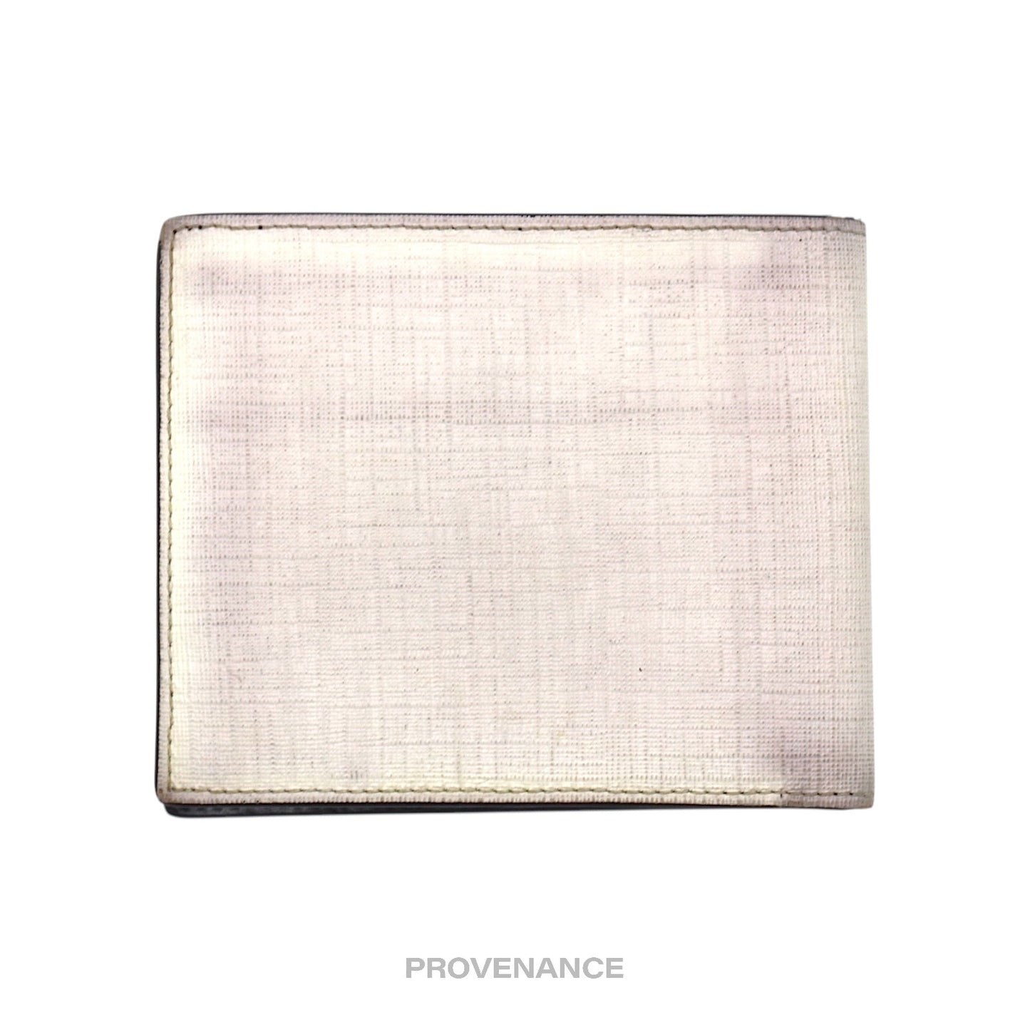 🔴 Givenchy Glow In The Dark 8CC Bifold Wallet - White Black