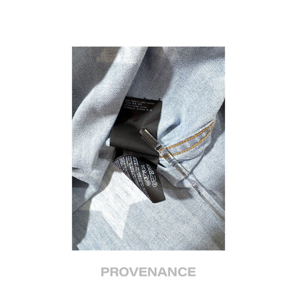 🔴 Saint Laurent Paris SLP Western Denim Shirt - Stars S