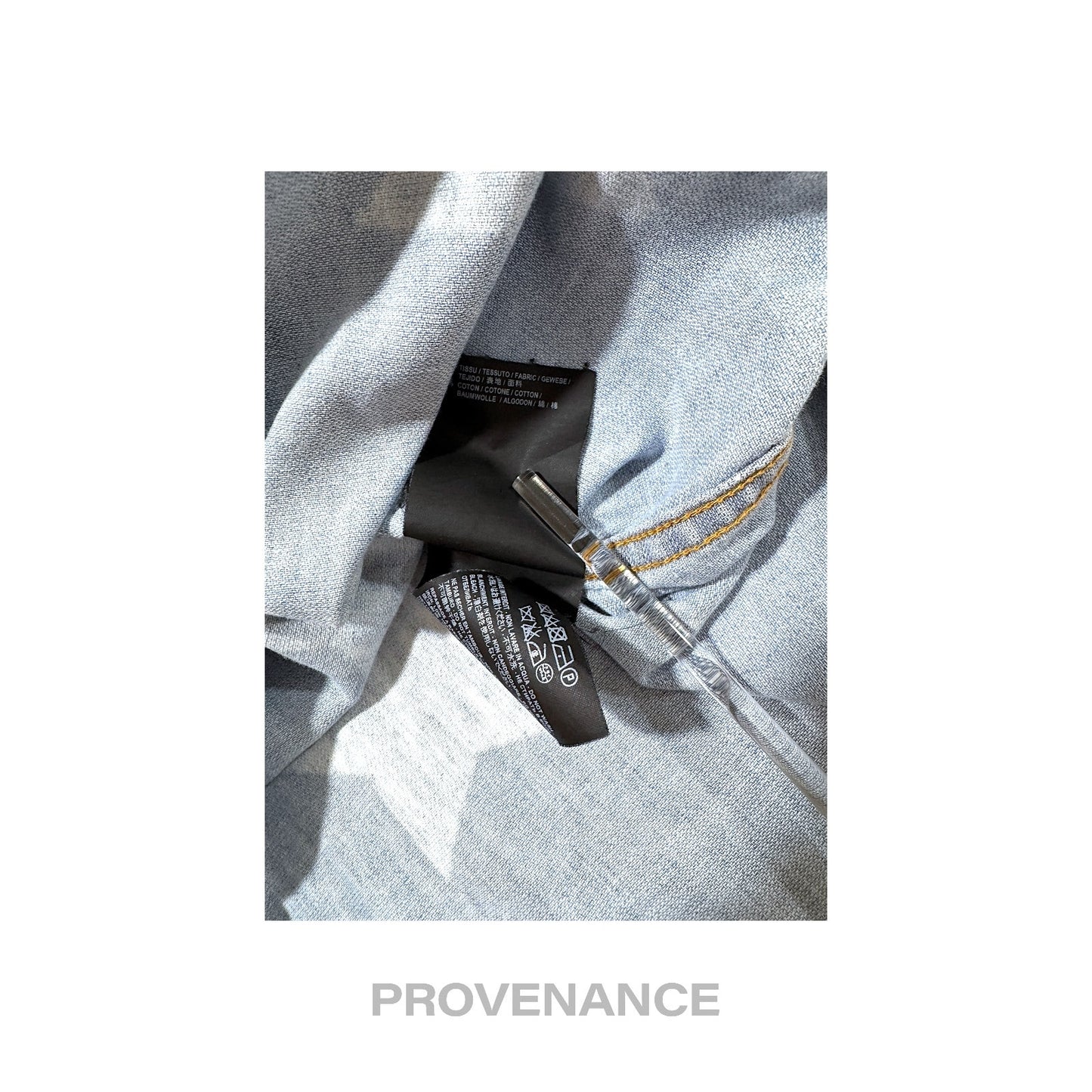 🔴 Saint Laurent Paris SLP Western Denim Shirt - Stars S