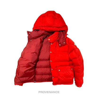 🔴 Moncler Brel Down Puffer Bomber Jacket Coat - Red 3 L