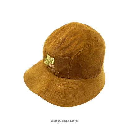 🔴 Givenchy Asymmetric Bucket Hat - Brown Acorn Microsuede