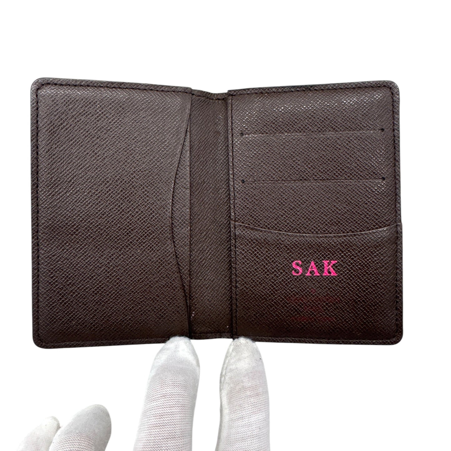 🔴 Louis Vuitton Pocket Organizer Card Wallet - Damier Ebene