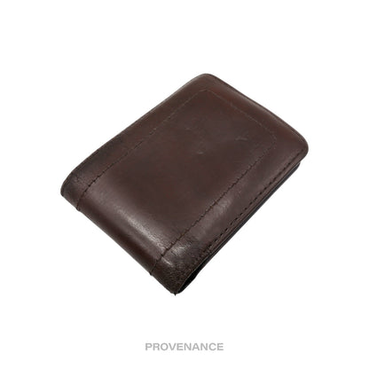 🔴 Louis Vuitton 6CC Bifold Wallet - Utah Brown Leather
