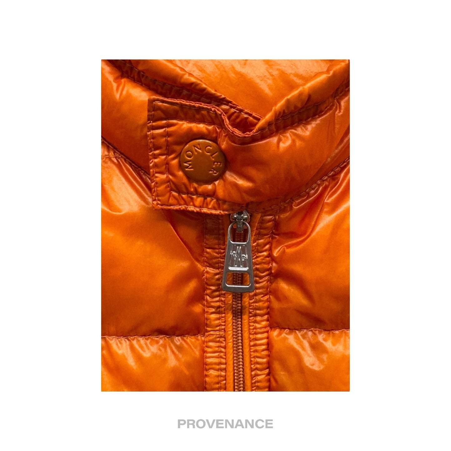 🔴 Moncler Gui Down Vest - Orange 2 M