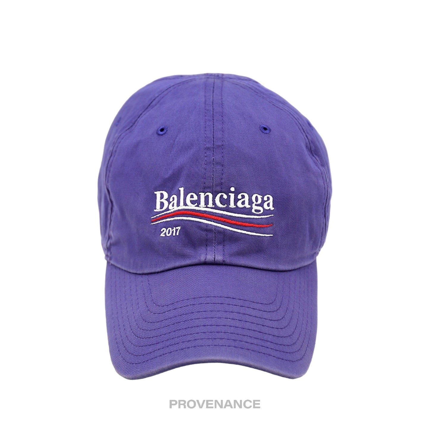 🔴 Balenciaga Political Campaign Cap Hat - Washed Blue