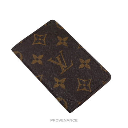 🔴 Louis Vuitton Pocket Organizer Wallet - Monogram